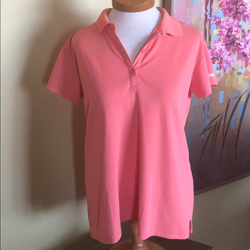 Columbia Orange Wicking Golf Polo.  Sz. XL.